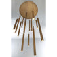 Eurofase Lighting Santana 24" 18-Light Round Dimmable LED Antique Brass Metal Chandelier With Extruded Metal Tube Shades