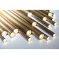 Eurofase Lighting Santana 24" 18-Light Round Dimmable LED Antique Brass Metal Chandelier With Extruded Metal Tube Shades