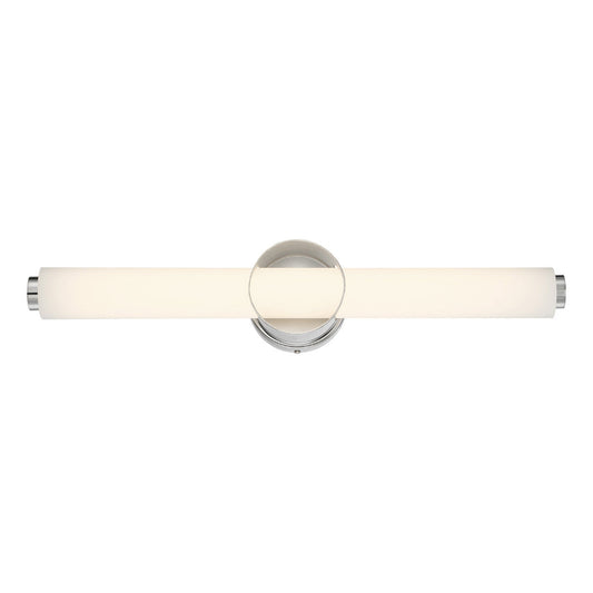 Eurofase Lighting Santoro 25" Large Dimmable Integrated LED Chrome Bath Bar