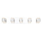 Eurofase Lighting Seaton 30" 5-Light Dimmable Integrated LED Chrome Bath Bar With Clear Crystal-Like Glass Shades