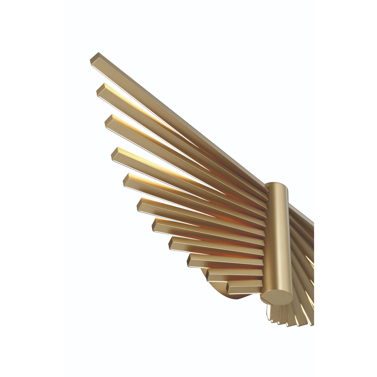 Eurofase Lighting Seraph 25" Dimmable Integrated LED Gold Wall Sconce With Acrylic Shades