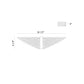 Eurofase Lighting Seraph 25" Dimmable Integrated LED Gold Wall Sconce With Acrylic Shades