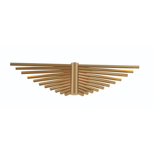 Eurofase Lighting Seraph 25" Dimmable Integrated LED Gold Wall Sconce With Acrylic Shades