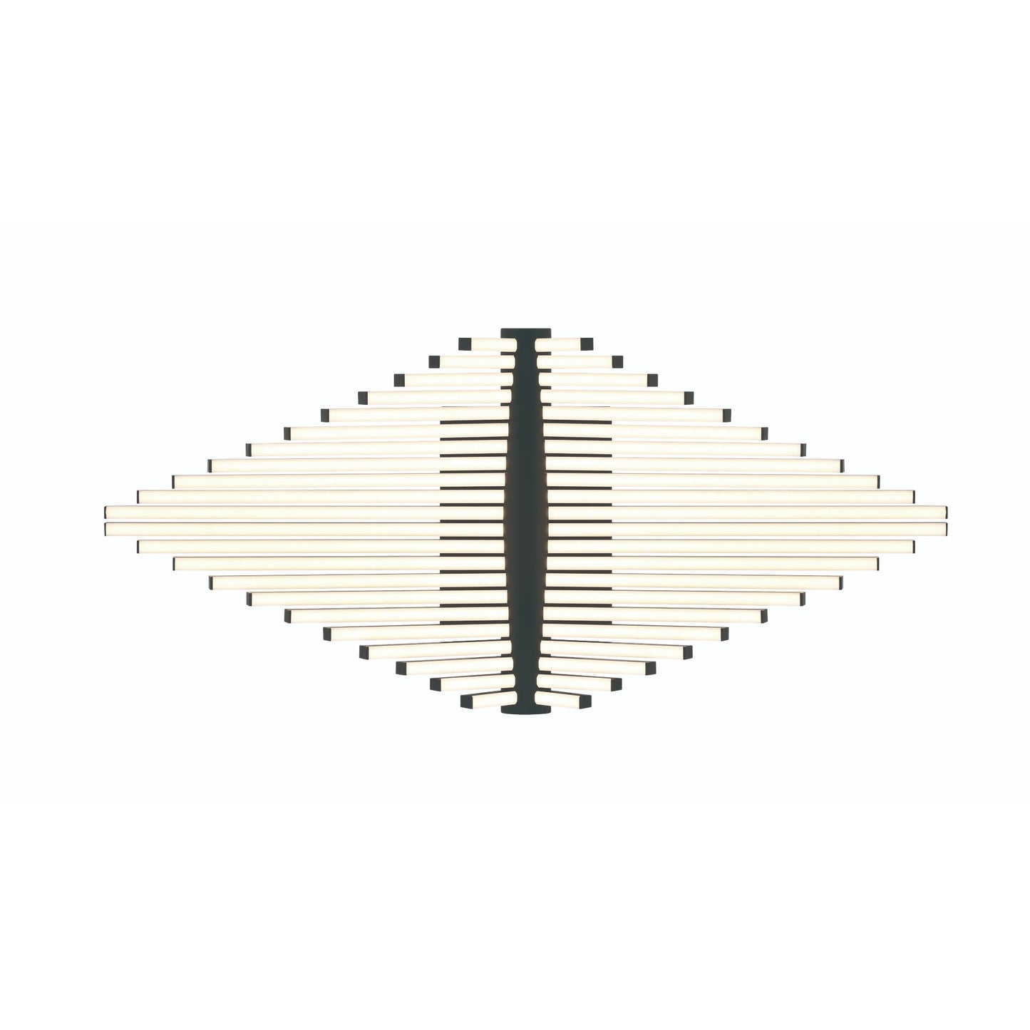 Eurofase Lighting Seraph 25" Dimmable Integrated LED Matte Black Flush Mount With Acrylic Shades