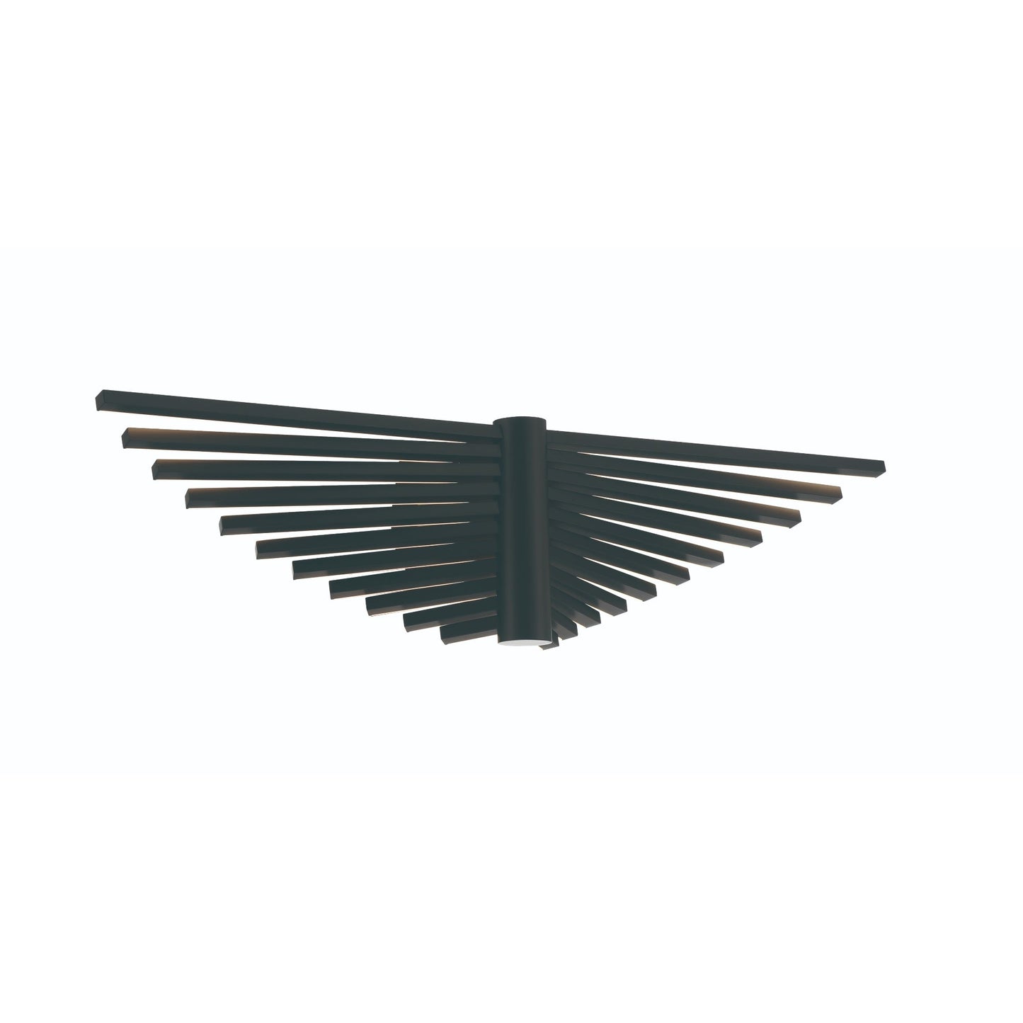 Eurofase Lighting Seraph 25" Dimmable Integrated LED Matte Black Wall Sconce With Acrylic Shades
