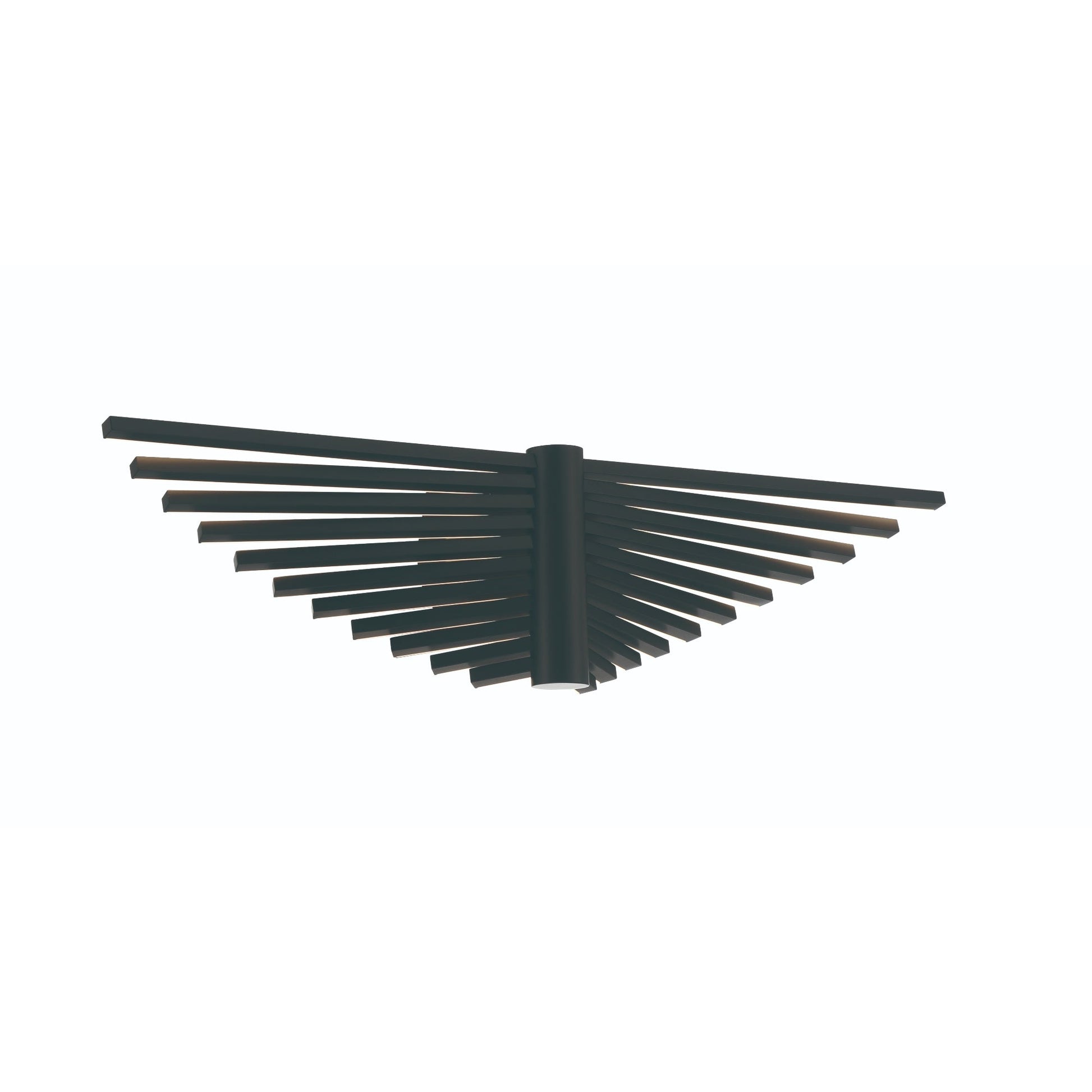 Eurofase Lighting Seraph 25" Dimmable Integrated LED Matte Black Wall Sconce With Acrylic Shades