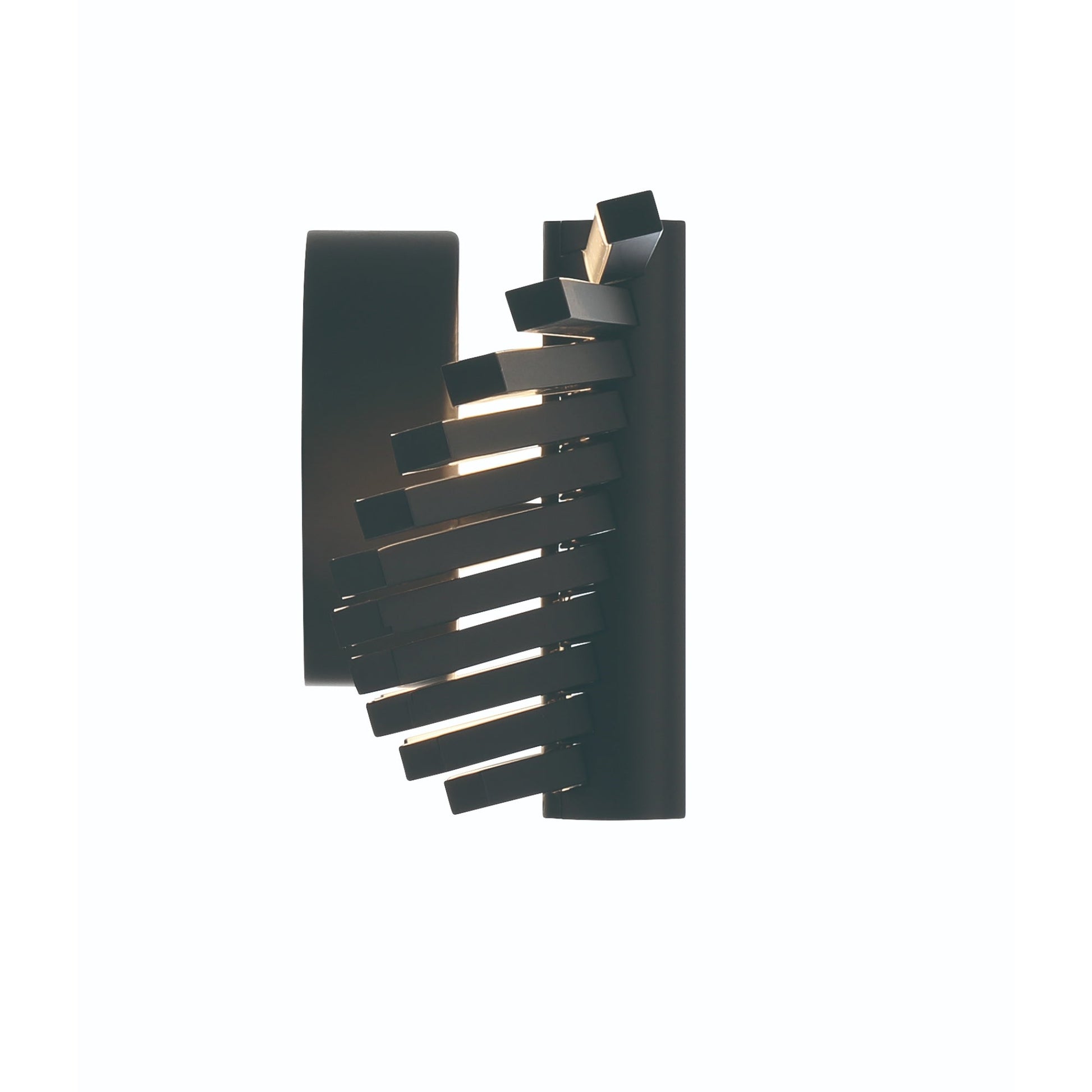 Eurofase Lighting Seraph 25" Dimmable Integrated LED Matte Black Wall Sconce With Acrylic Shades