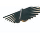 Eurofase Lighting Seraph 25" Dimmable Integrated LED Matte Black Wall Sconce With Acrylic Shades