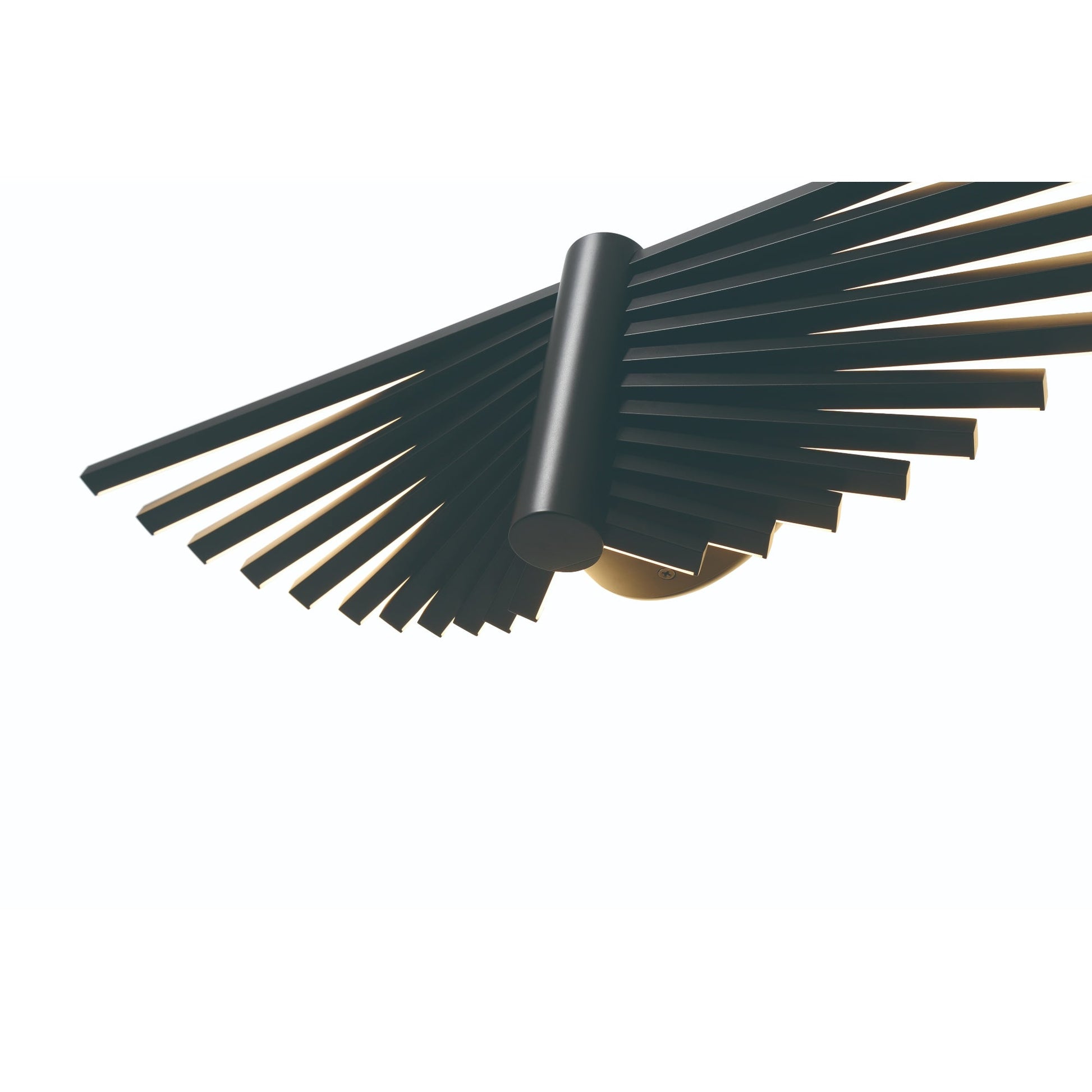 Eurofase Lighting Seraph 25" Dimmable Integrated LED Matte Black Wall Sconce With Acrylic Shades