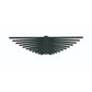 Eurofase Lighting Seraph 25" Dimmable Integrated LED Matte Black Wall Sconce With Acrylic Shades