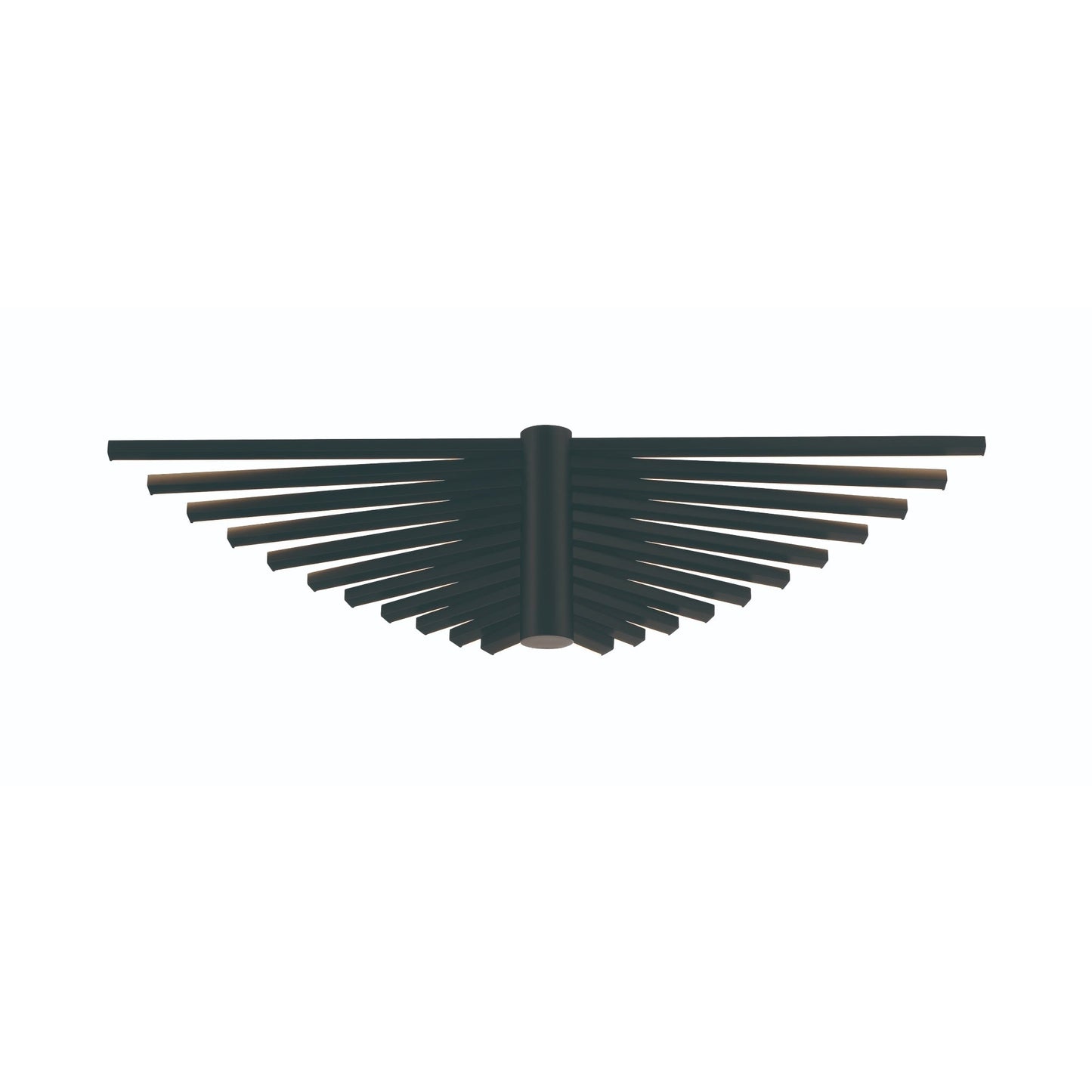 Eurofase Lighting Seraph 25" Dimmable Integrated LED Matte Black Wall Sconce With Acrylic Shades