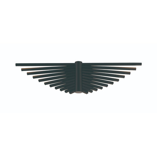 Eurofase Lighting Seraph 25" Dimmable Integrated LED Matte Black Wall Sconce With Acrylic Shades