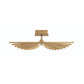 Eurofase Lighting Seraph 25" Dimmable Integrated LED Matte Gold Flush Mount With Acrylic Shades