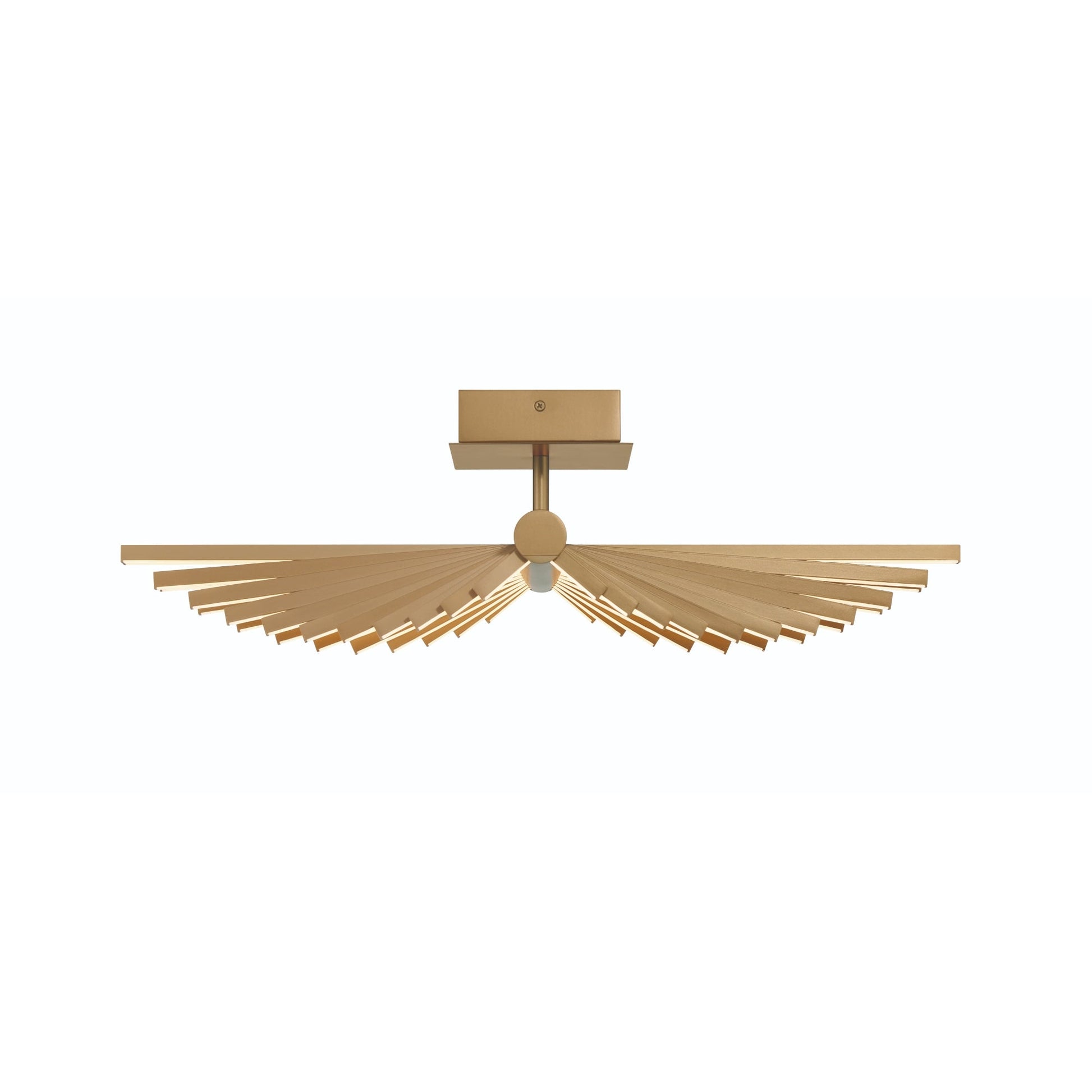 Eurofase Lighting Seraph 25" Dimmable Integrated LED Matte Gold Flush Mount With Acrylic Shades
