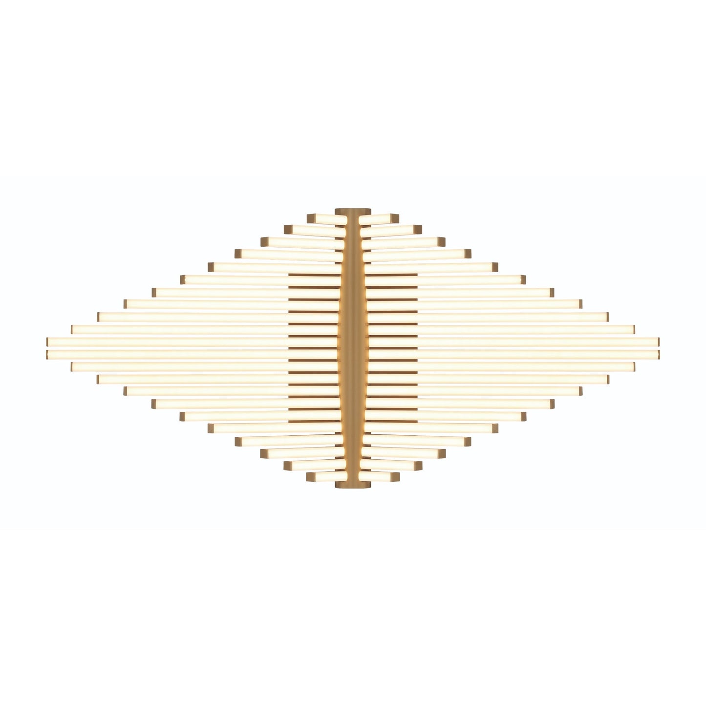 Eurofase Lighting Seraph 25" Dimmable Integrated LED Matte Gold Flush Mount With Acrylic Shades