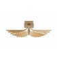 Eurofase Lighting Seraph 25" Dimmable Integrated LED Matte Gold Flush Mount With Acrylic Shades