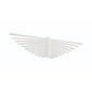 Eurofase Lighting Seraph 25" Dimmable Integrated LED Matte White Wall Sconce With Acrylic Shades