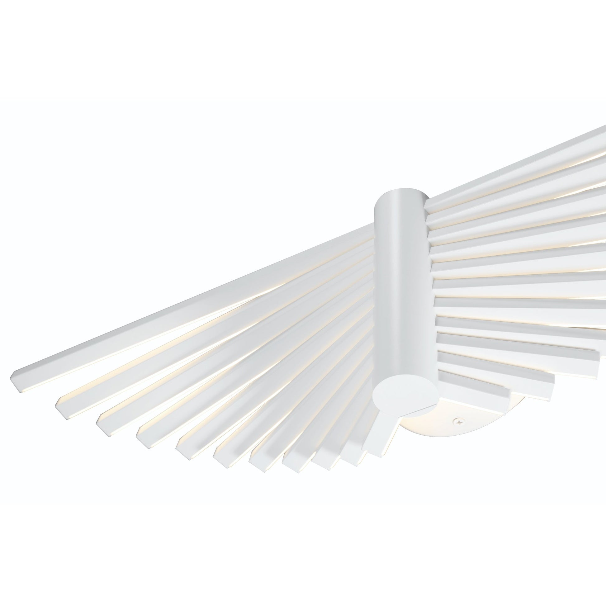 Eurofase Lighting Seraph 25" Dimmable Integrated LED Matte White Wall Sconce With Acrylic Shades
