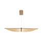 Eurofase Lighting Seraph 39" Dimmable Integrated LED Matte Gold Chandelier With Acrylic Shades