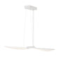 Eurofase Lighting Seraph 39" Dimmable Integrated LED Matte White Chandelier With Acrylic Shades