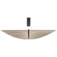 Eurofase Lighting Seraph 59" Dimmable Integrated LED Matte Black Chandelier With Acrylic Shades