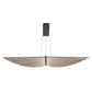 Eurofase Lighting Seraph 59" Dimmable Integrated LED Matte Black Chandelier With Acrylic Shades
