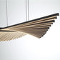 Eurofase Lighting Seraph 59" Dimmable Integrated LED Matte Black Chandelier With Acrylic Shades