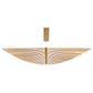 Eurofase Lighting Seraph 59" Dimmable Integrated LED Matte Gold Chandelier With Acrylic Shades