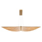 Eurofase Lighting Seraph 59" Dimmable Integrated LED Matte Gold Chandelier With Acrylic Shades