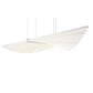 Eurofase Lighting Seraph 59" Dimmable Integrated LED Matte White Chandelier With Acrylic Shades