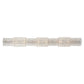 Eurofase Lighting Sposa 50" 8-Light Dimmable Halogen Chrome Wall Sconce With Clear Crystal Shade