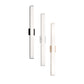 Eurofase Lighting Springfield 34" Dimmable Integrated LED Black Wall Sconce With White Acrylic Shade