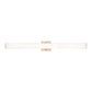 Eurofase Lighting Springfield 34" Dimmable Integrated LED Gold Wall Sconce With White Acrylic Shade