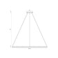 Eurofase Lighting Spunto 61" Round Dimmable LED Brushed Gold Metal Chandelier With Opal White Acrylic Shade