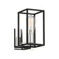Eurofase Lighting Stafford 6" Dimmable Incandescent Black/ Chrome Wall Sconce