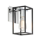 Eurofase Lighting Stafford 6" Dimmable Incandescent Black/ Chrome Wall Sconce