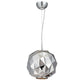 Eurofase Lighting Studio 12" Chrome Incandescent Round Pendant Light