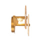 Eurofase Lighting Sue-Anne 30" 3-Light Matte Gold Metal Vanity Light With Clear & Amber Glass Shades