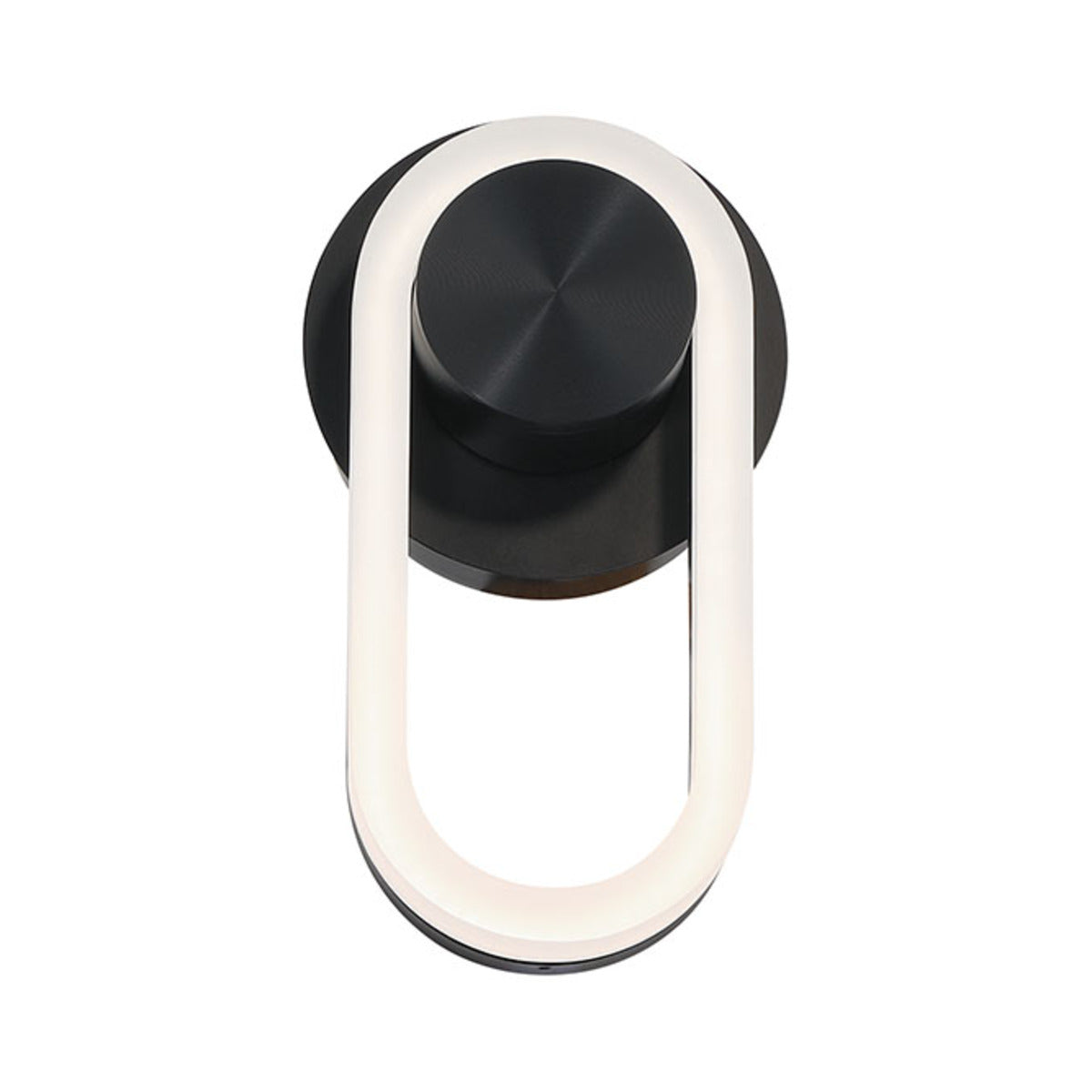 Eurofase Lighting Swing 14" 1-Light Integrated LED Matte Black Steel Outdoor Wall Sconce