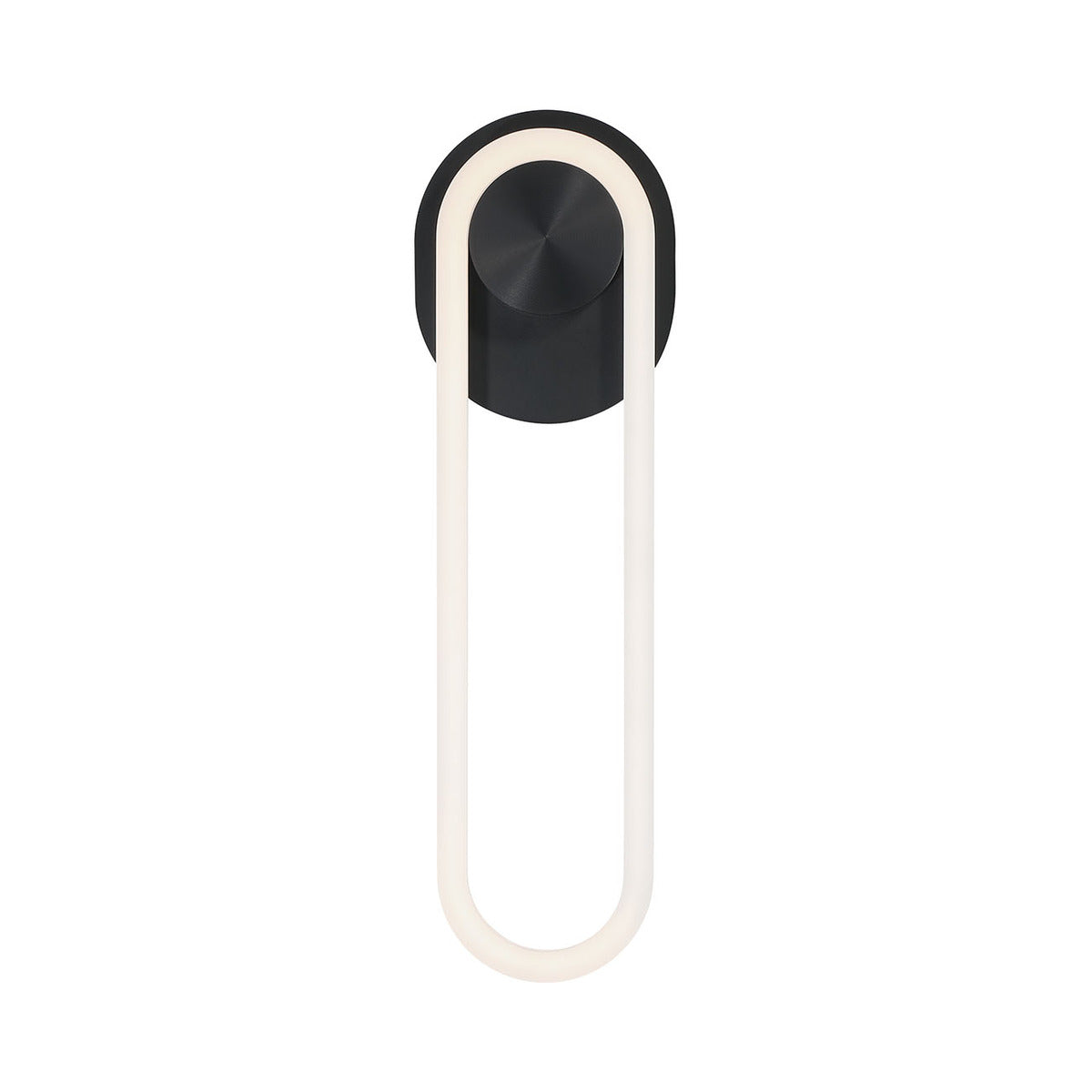 Eurofase Lighting Swing 18" 1-Light Integrated LED Matte Black Steel Outdoor Wall Sconce