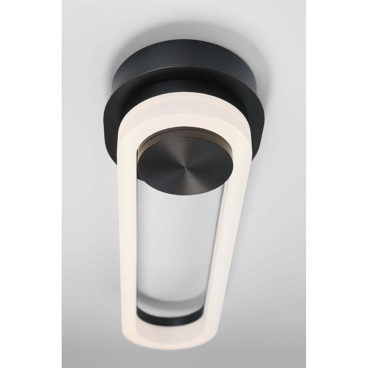 Eurofase Lighting Swing 18" 1-Light Integrated LED Matte Black Steel Outdoor Wall Sconce