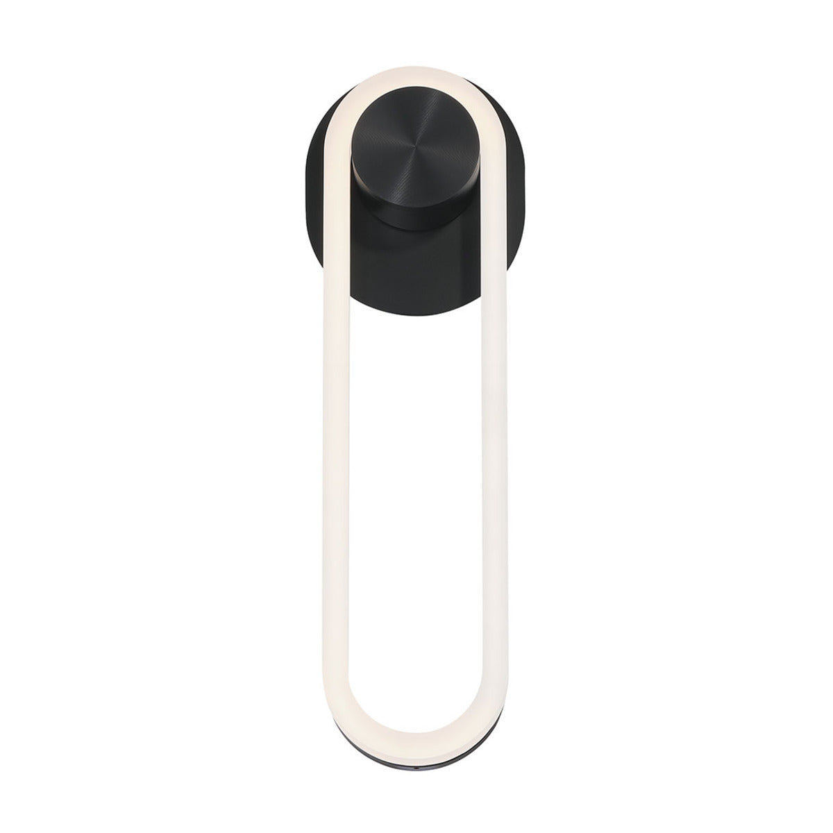 Eurofase Lighting Swing 18" 1-Light Integrated LED Matte Black Steel Outdoor Wall Sconce