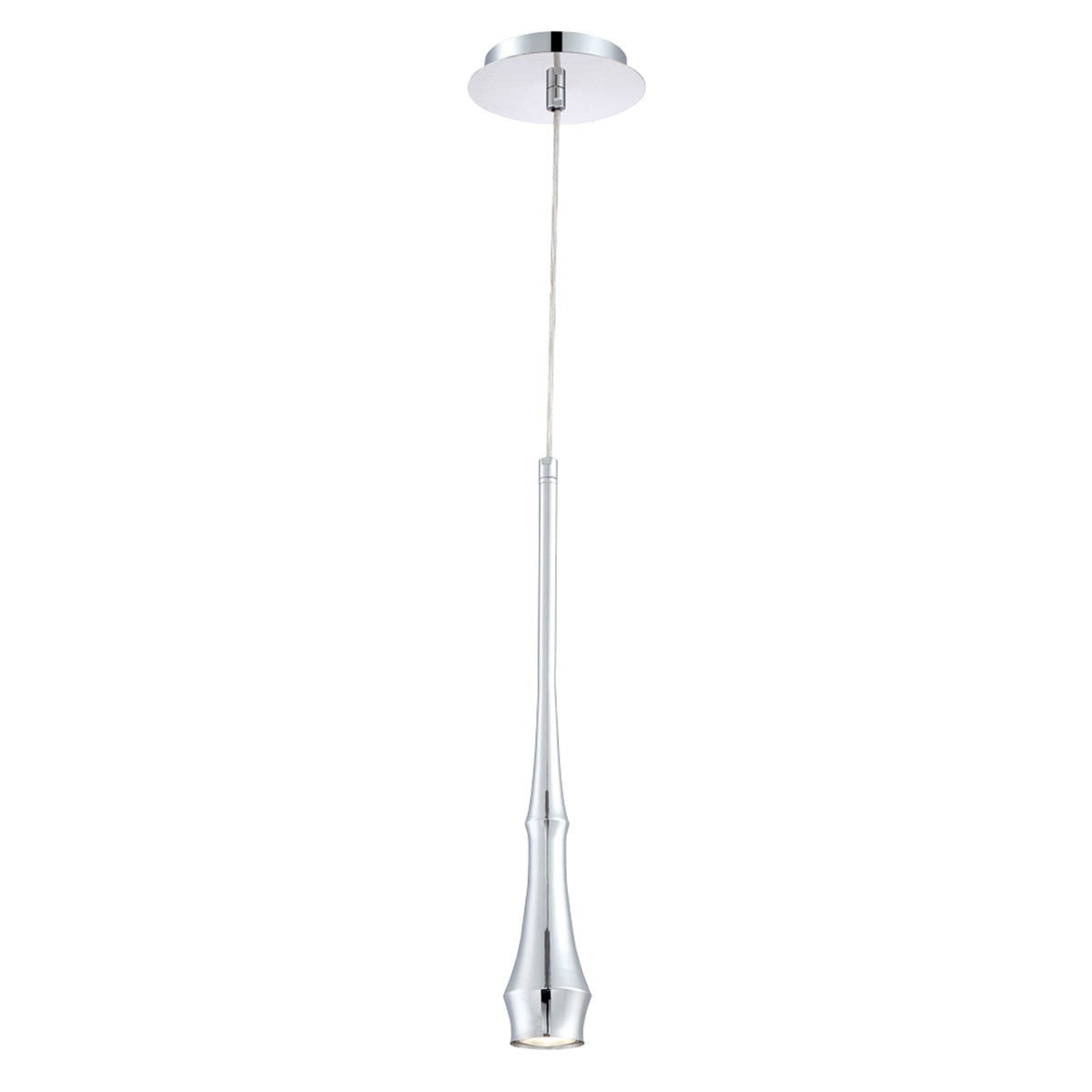 Eurofase Lighting Tala 3" Dimmable Halogen Chrome Metal Pendant Light