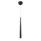 Eurofase Lighting Tassone 2" Dimmable Integrated LED Black Pendant Light With Frosted Acrylic Shade