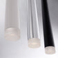Eurofase Lighting Tassone 2" Dimmable Integrated LED Satin Nickel Pendant Light With Frosted Acrylic Shade