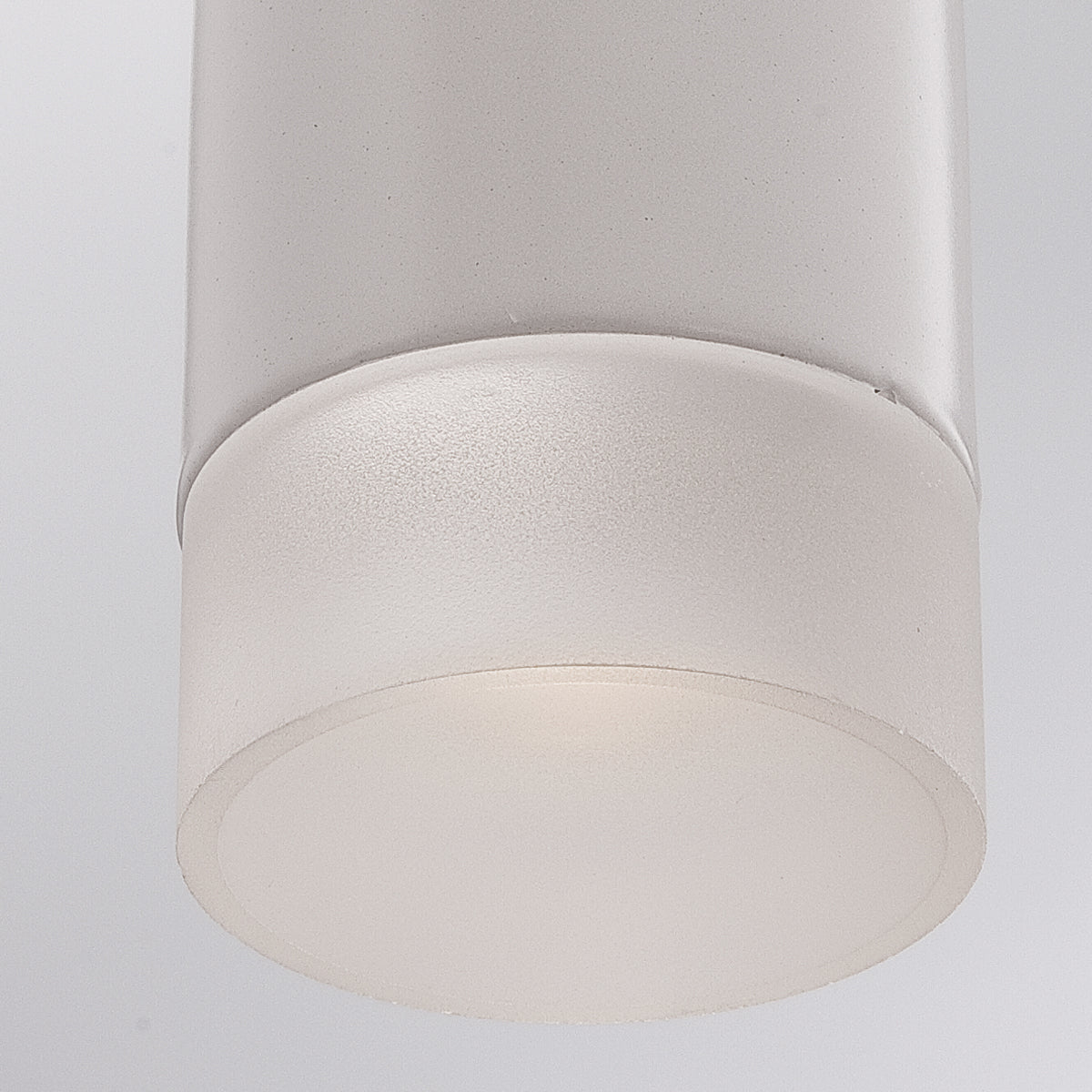 Eurofase Lighting Tassone 2" Dimmable Integrated LED White Pendant Light With Frosted Acrylic Shade