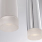 Eurofase Lighting Tassone 2" Dimmable Integrated LED White Pendant Light With Frosted Acrylic Shade