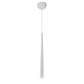 Eurofase Lighting Tassone 2" Dimmable Integrated LED White Pendant Light With Frosted Acrylic Shade