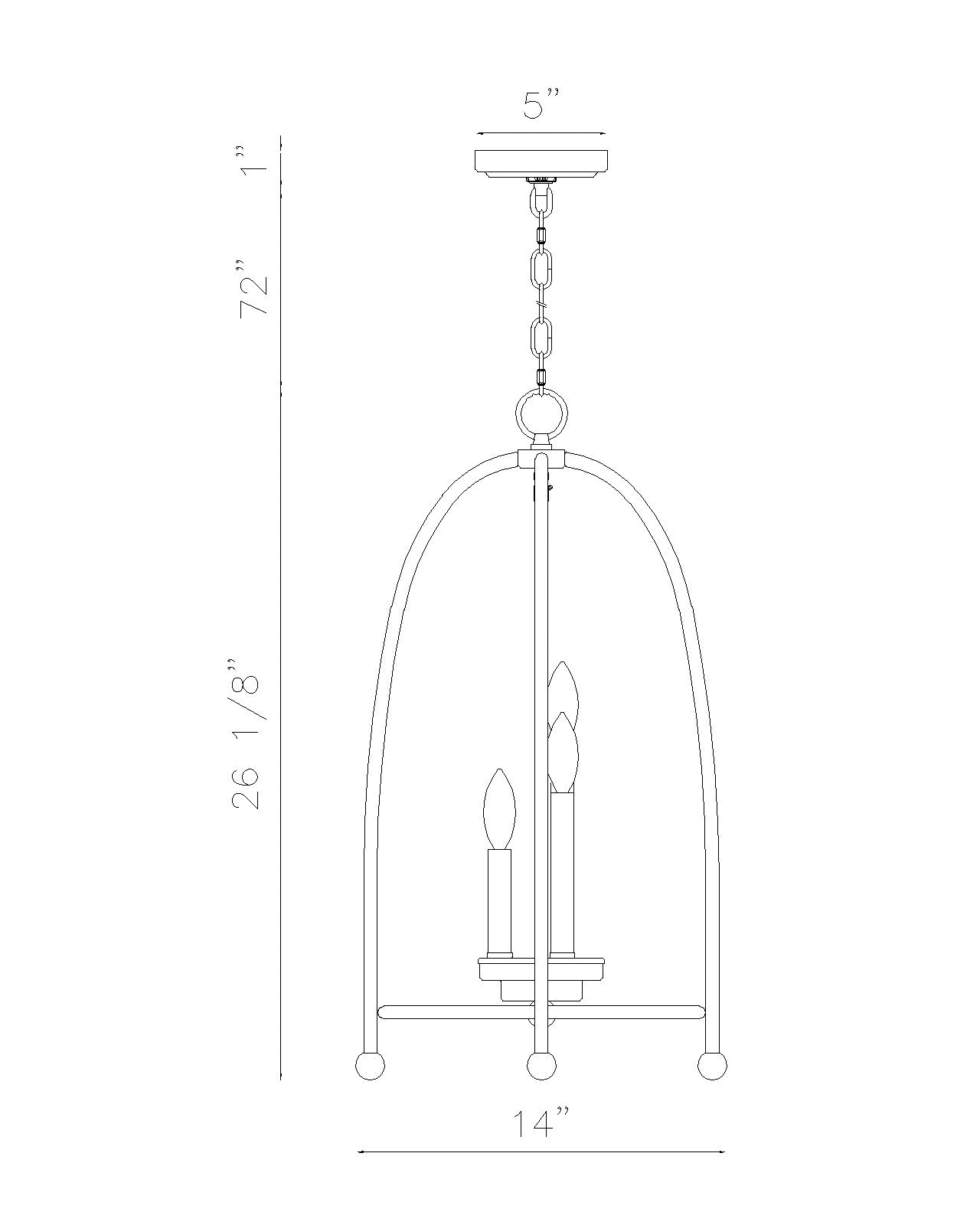 Eurofase Lighting Tesia 14" 3-Light Black Pendant Light
