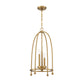 Eurofase Lighting Tesia 14" 3-Light Brass Pendant Light
